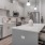 recessed lighting in spacious kitchen